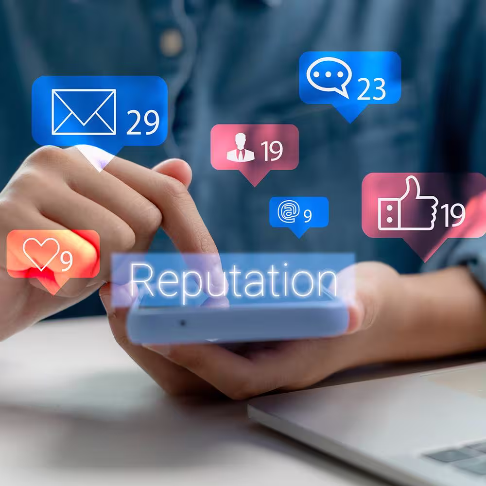Coordinated digital campaigns attacking a company's reputation
